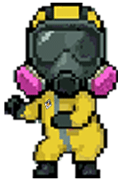TN Scientific hazmat mascot